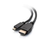 Cable HDMI à Micro HDMI C2G 1,8 m 4K 60 Hz avec Ethernet