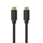 Cable USB-C à USB-C Port Designs 1 m 10 Gbit/s Noir