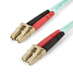 Cable de fibra óptica multimodo StarTech.com LC/UPC a LC/UPC OM4 2m