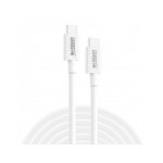 Câble USB-C vers USB-C Urban Factory CAB02UF 2 m USB 3.2 Gen 1 5 Gbit/s Blanc