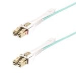 Cable de Fibra Óptica Multimodo LC a LC OM4 de 5m StarTech