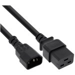 Câble d'alimentation DLH DY-WU5274 2,5 m IEC C14 à IEC C19 10 A Noir