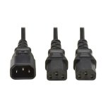 Câble de transmission Eaton P004-02M-2C13EU 2 m IEC C14 à IEC C13