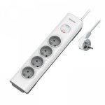 Multipresa MCL SPN7040WA/19 4 prese con protezione e interruttore 2 m