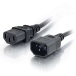 Cable de alimentación C2G de 2 m IEC320C13 a IEC320C14 18 AWG
