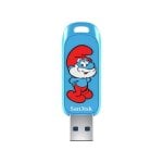 Pen USB SanDisk Smurfs 128 GB USB 3.2 Gen 1 Azul Sem Tampa