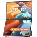 Monitor PC Uperfect Dual 15,6" Full HD 60Hz IPS Portatile USB-C Mini HDMI 6ms