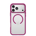 Funda pour OtterBox React MagSafe plastique rose transparent pour iPhone 17 Pro Max