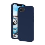 Funda para móvil dbramante1928 Monaco Cover Silikon Blau für iPhone 17e/16e