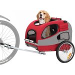 Remorque pour animaux Sepnine 10801 Pliable Transpirable 3 Poches Rouge