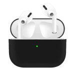 Funda De Silicona Ultradelgada Para Estuche De Carga Para Apple Airpods Pro - Negro
