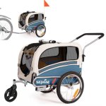 Remorque pour animaux Sepnine 20303b Pliante Imperméable 30kg Bleu