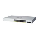 Switch Cisco CBS220-24P-4G Gestito L2 24 Porti Gigabit Ethernet PoE 195W