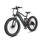 Bicicleta Eléctrica Maxturn Mx1 Motor 500W Batería 48V 13Ah 26" Frenos Hidráulicos Negro