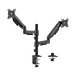Kimex 015-2704 Soporte Monitor 2 Brazos Mesa 17 a 32" VESA 75x75 a 100x100 Max 9Kg