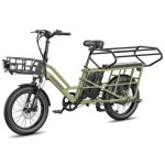 Bicicleta Elétrica Fafrees Ff20 Cuv 250W 48V30Ah 20" Travões de disco hidráulicos Verde
