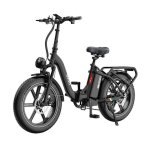 Bicicleta Elétrica Ovivo C2 Pro - Motor 250W Bateria 48V18ah 20 polegadas Freios Hidráulicos Preto