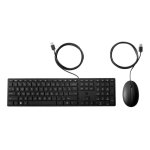 Teclado HP 320MK membrana con ratón USB cable negro inglés (US)