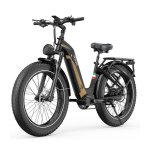 Bicicleta Eléctrica OVIVO V6 Pro 250W 48V 20Ah 26" Frenos Hidráulicos Negro Oro