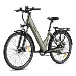 Bicicleta Eléctrica Fafrees F28 Pro Motor 250W Batería 36V 15Ah Verde Mate