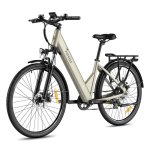 Bicicleta Eléctrica Fafrees F28 Pro Motor 250W Batería 36V 15Ah Champagne