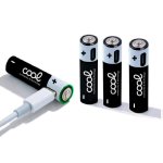Pilas Recargables AAA Cool con Carga USB Tipo-C Pack 4 Unidades