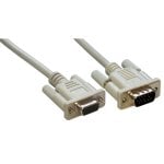 VGA-Kabel MCL HD15 Stecker/Buchse 2 m Grau