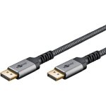Cable DisplayPort 2.1 Goobay Plus 1 m gris