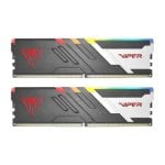 Mémoire RAM Patriot Viper Venom 32Go 2x16Go DDR5 7400MHz CL36 RGB Dual Channel Noir