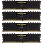Mémoire RAM Corsair Vengeance LPX 64Go 4x16Go DDR4 2666MHz CL16 Noir Intel XMP