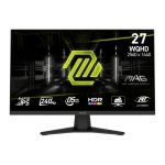 Monitor MSI MAG 274QFDE X24 27" Wide Quad HD 240Hz Rapid IPS FreeSync HDR