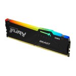 Memoria RAM Kingston FURY Beast RGB 32GB 1x32GB DDR5 6400MHz CL32 AMD EXPO Negro
