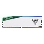 Memória RAM Patriot Viper Elite 16GB 1x16GB DDR5 6000MHz CL42 RGB Branco AMD EXPO Intel XMP