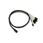 Câble Adaptateur SAS Broadcom L5-00221-00 1 m SFF8643 vers 4x SATA