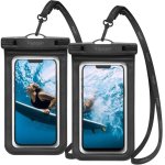 Funda Impermeable Universal Spigen A601, Paquete De 2 - Negra