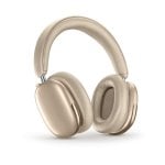 Auriculares Music Sound Aurix inalámbricos Bluetooth con cancelación de ruido, audio espacial y micrófono, blancos