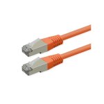 Netzwerkkabel ROLINE S/FTP Patch Cord Cat6 PoE 10 m orange