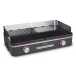 Elektrischer Grill MEDION MD 12027 2400 W Plancha Tisch Schwarz