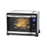 Minibackofen Rommelsbacher BGE 1580/E 30L 48,5cm Umluft Grill Touch Schwarz Edelstahl