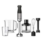 Batidora de imersão Kenwood Triblade XL Pro 1200 W Cinzento Preto Prateado