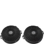 Filtro para campana extractora Smeg KITFC450 Carbón activo 2 piezas Negro