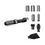 Rizador de Pelo Rowenta Brush Activ UB9540F0 Cerámico Iónico 30-50mm 2 Ajustes 1000W Con Accesorios Negro y Plata