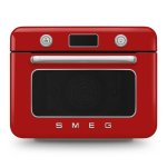 Horno Sobremesa Smeg COF01RDEU 30L 51cm con Vapor AirFryer Grill Rojo