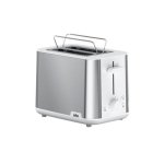 Tostapane Braun HT 1510 2 fessure 8 regolazioni acciaio inossidabile bianco