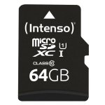 Scheda di memoria Intenso 3424490 64 GB MicroSD UHS-I Classe 10 U1 resistente