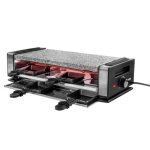 Parrilla intérieure Unold 48760 Raclette 8 personnes 1200 W Noir/Acier inoxydable
