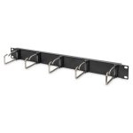 Kabelmanagementpanel Digitus für 19"-Racks 1HE mit Stahlbügeln