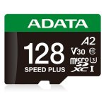 Scheda microSDXC ADATA Speed Plus 128 GB UHS-I U3 A2 V30 Classe 10