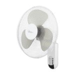 Ventilatore da Parete Ardes AR5W40RW 50W 40cm 3 Velocità Oscillante Timer Telecomando