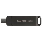 Chiavetta USB Patriot Rage R550 512 GB USB-A e USB-C 3.2 Gen 1 nera